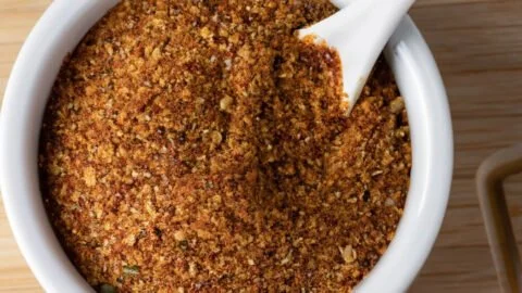 Homemade Cajun seasoning mix ingredients and preparation steps