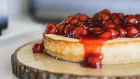 Delicious low carb Keto Cheesecake slice on a plate