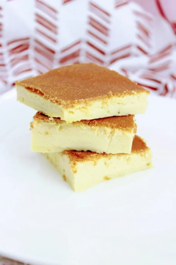 Keto Crème Brûlée Bars on a plate, a low-carb dessert delight.
