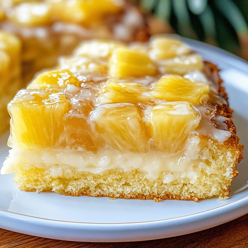 Delicious Pineapple 7UP Cake with a moist texture and tropical flavors.