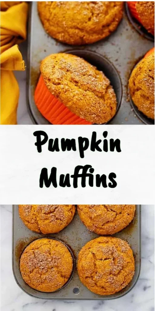 freshly baked pumpkin muffins with spices in a cozy kitchen setting
