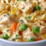 Quick Chicken Pot Pie Pasta 2 Quick Chicken Pot Pie Pasta