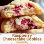 Raspberry Cheesecake Cookies 2 Raspberry Cheesecake Cookies