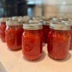 Simple Crushed Tomato Canning