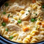 Slow Cooker Chicken Pot Pie Pasta 2 Slow Cooker Chicken Pot Pie Pasta