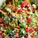 Vegetarian Black Bean Taco Salad 2 Vegetarian Black Bean Taco Salad