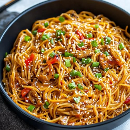 One Pan Teriyaki Chicken and Noodles