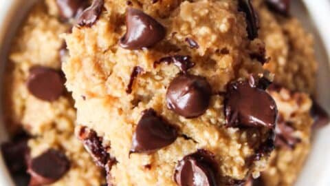 Chocolate Chip Cookie Baked Oatmeal