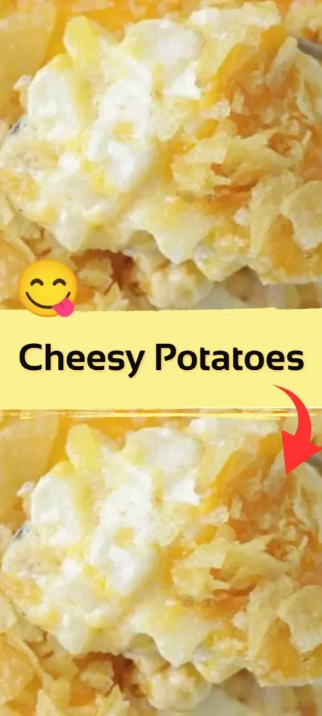 Delicious cheesy potatoes baked to perfection with creamy cheese and seasonings