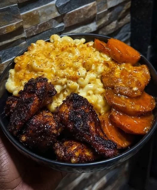 Delicious Honey Jerk Chicken Wings served on a plate.