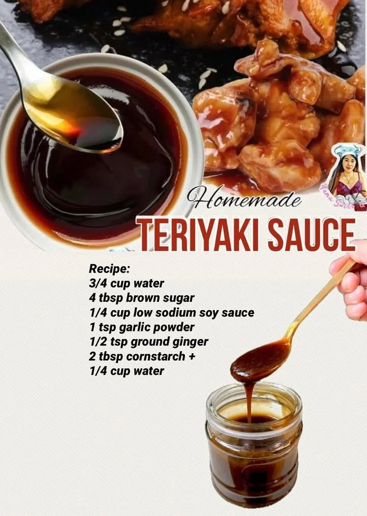 Bowl of homemade teriyaki sauce ready for use in cooking