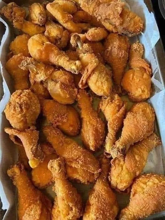 Delicious Southern fried chicken served with sides
