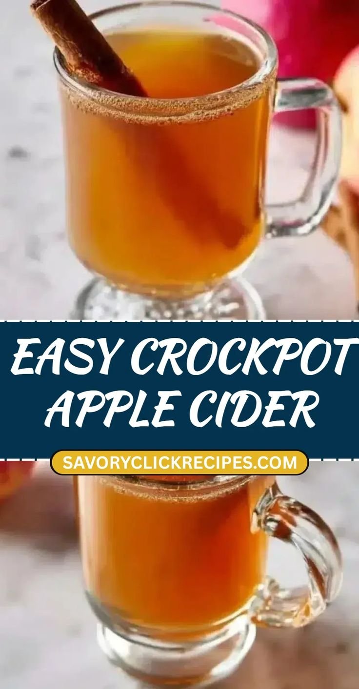 Easy Crockpot Apple Cider