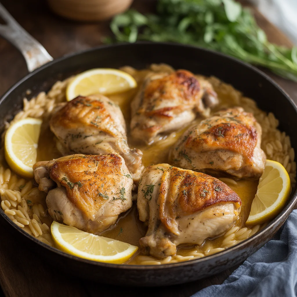 one-pot-garlic-butter-lemon-chicken-orzo-2