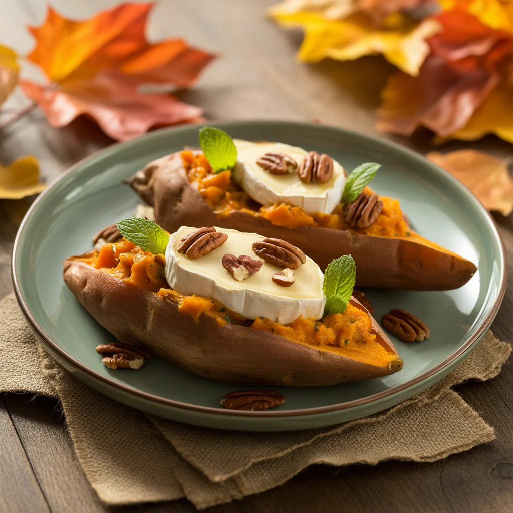 maple-pecan-brie-stuffed-sweet-potatoes-with-a-cranberry-glaze-2