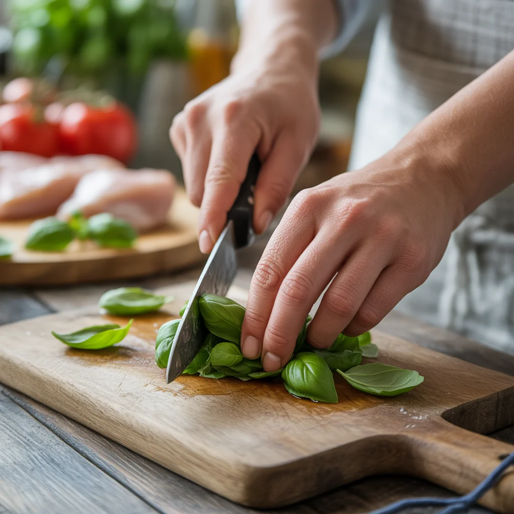 italian-basil-chicken-cutlets-with-tomato-burrata-topping
