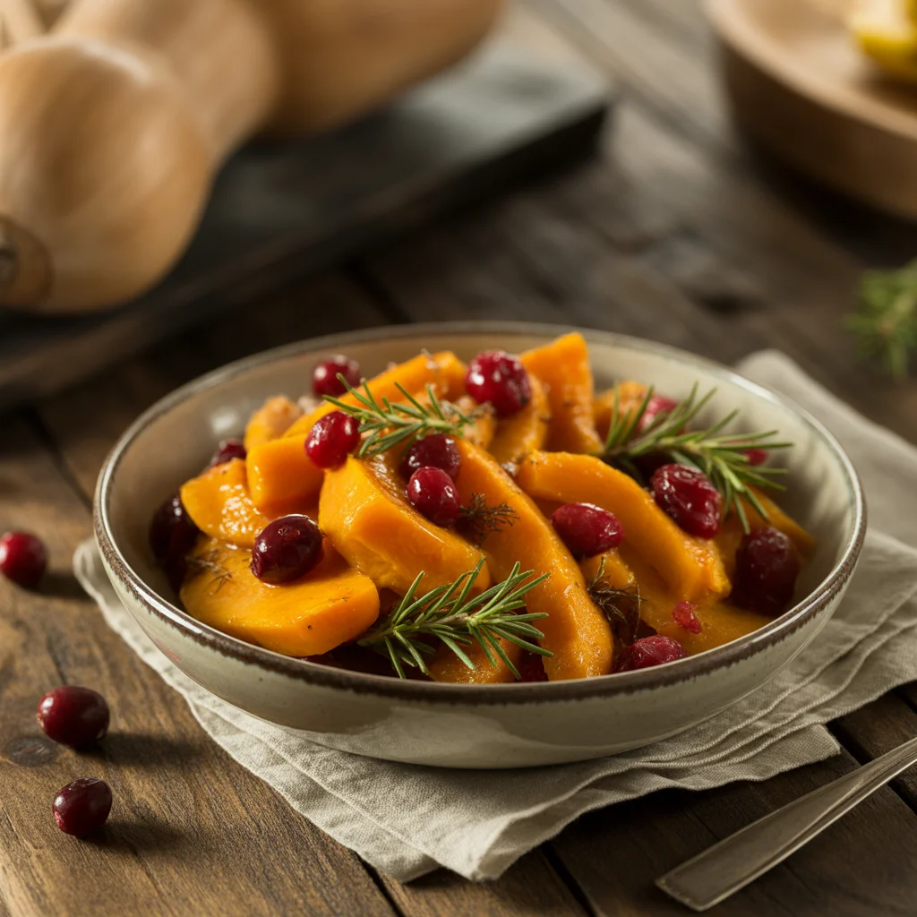 caramelized-butternut-squash-with-blue-cheese-and-cranberry-maple-glaze