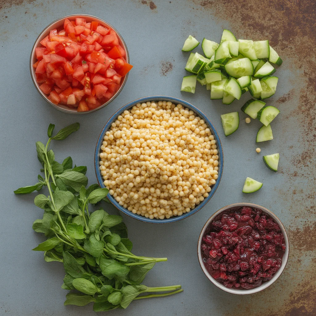 feta-cranberry-israeli-couscous-salad-with-mint-lemon-dressing