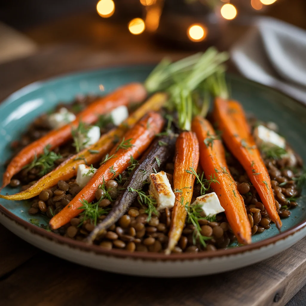 roasted-beet-and-carrot-salad-with-feta-and-yogurt-dressing