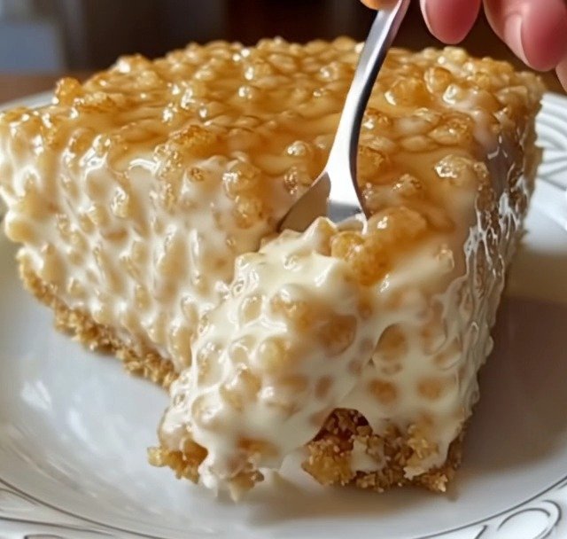 Rice Krispie Treats Cheesecake