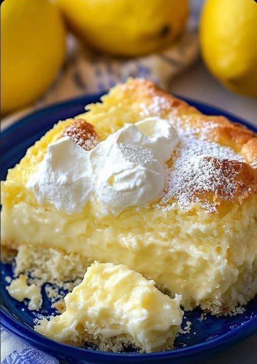 Lemon Cream Cheese Dump Cake