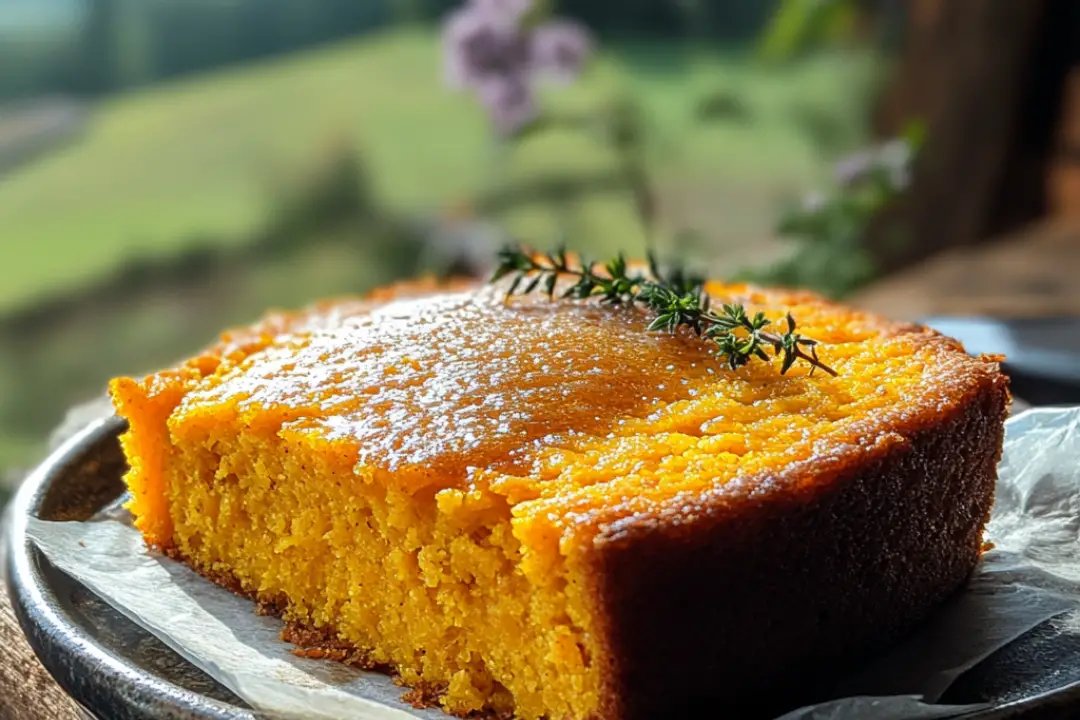 Honey Butter Sweet Potato Cornbread