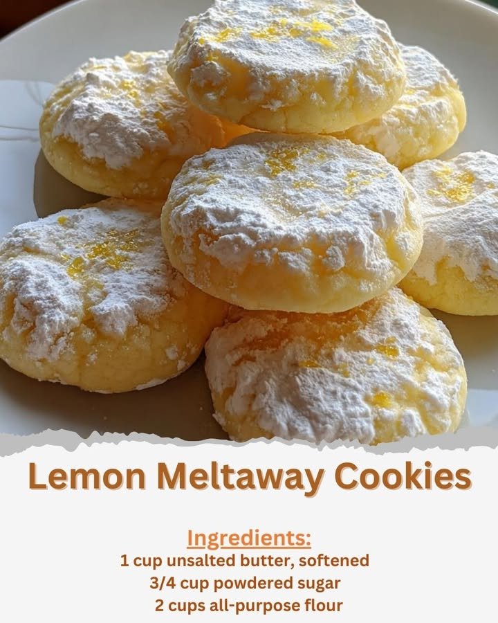 Lemon Meltaway Cookies