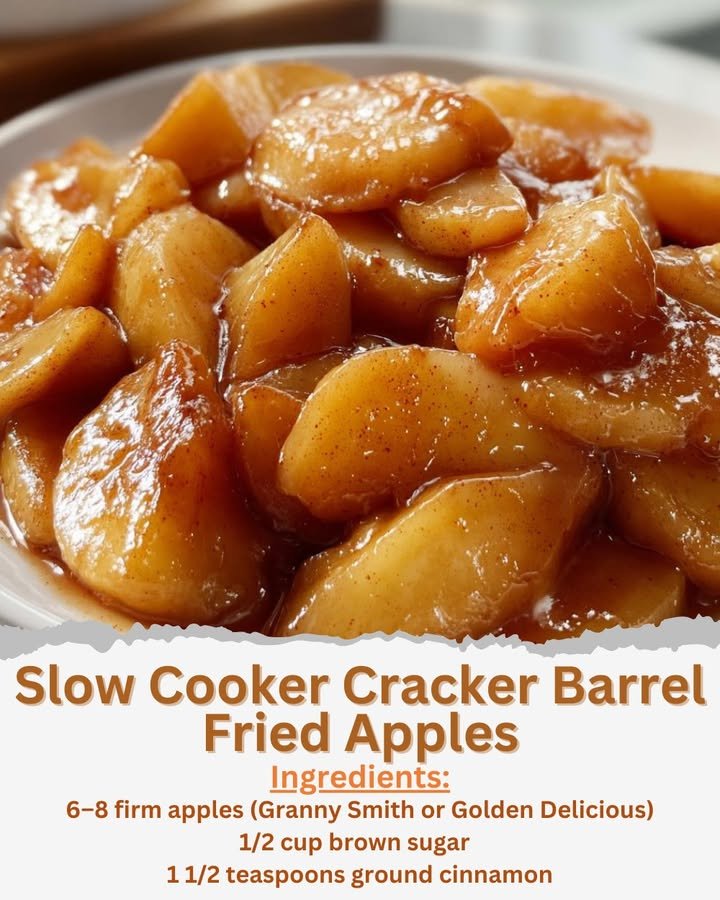 Slow Cooker Cracker Barrel Fried Apples