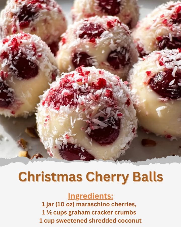 Christmas Cherry Balls