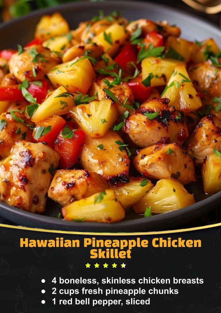 Hawaiian Pineapple Chicken Skillet