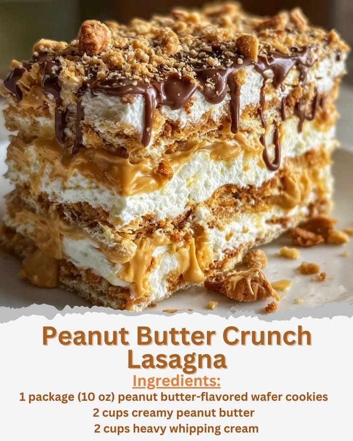 Peanut Butter Crunch Lasagna