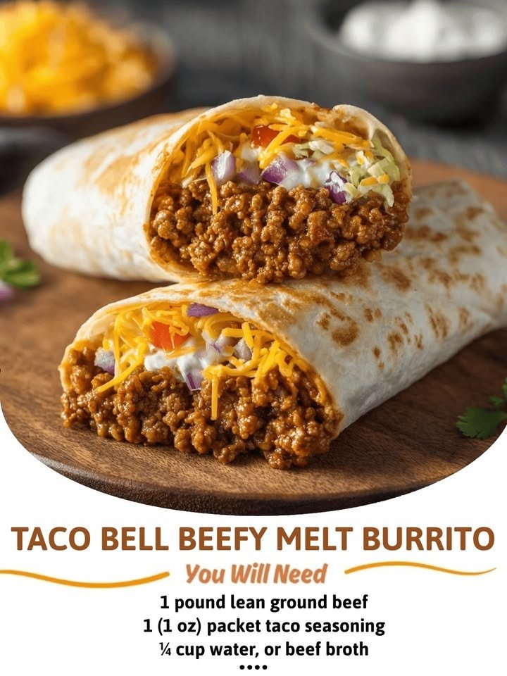 Taco Bell Beefy Melt Burrito
