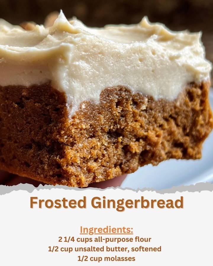 Frosted Gingerbread