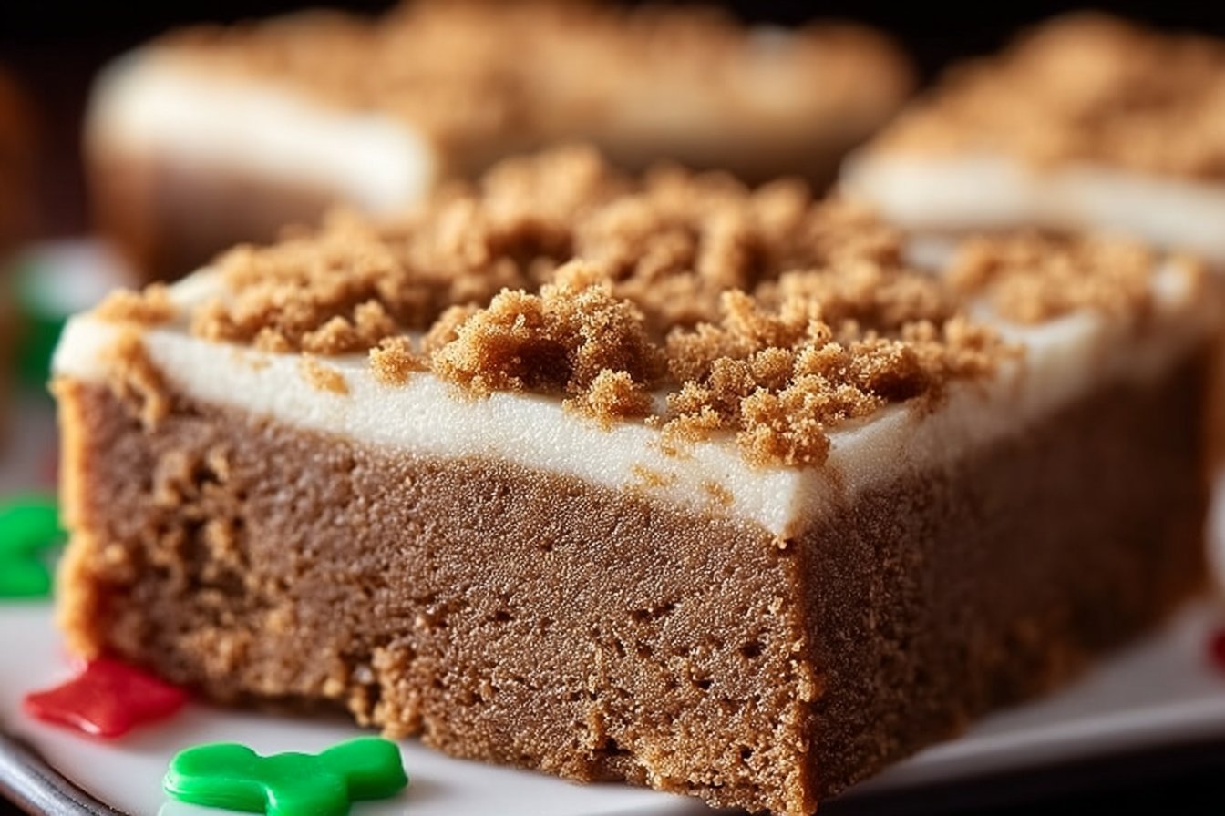 Gingerbread Cookie Bars