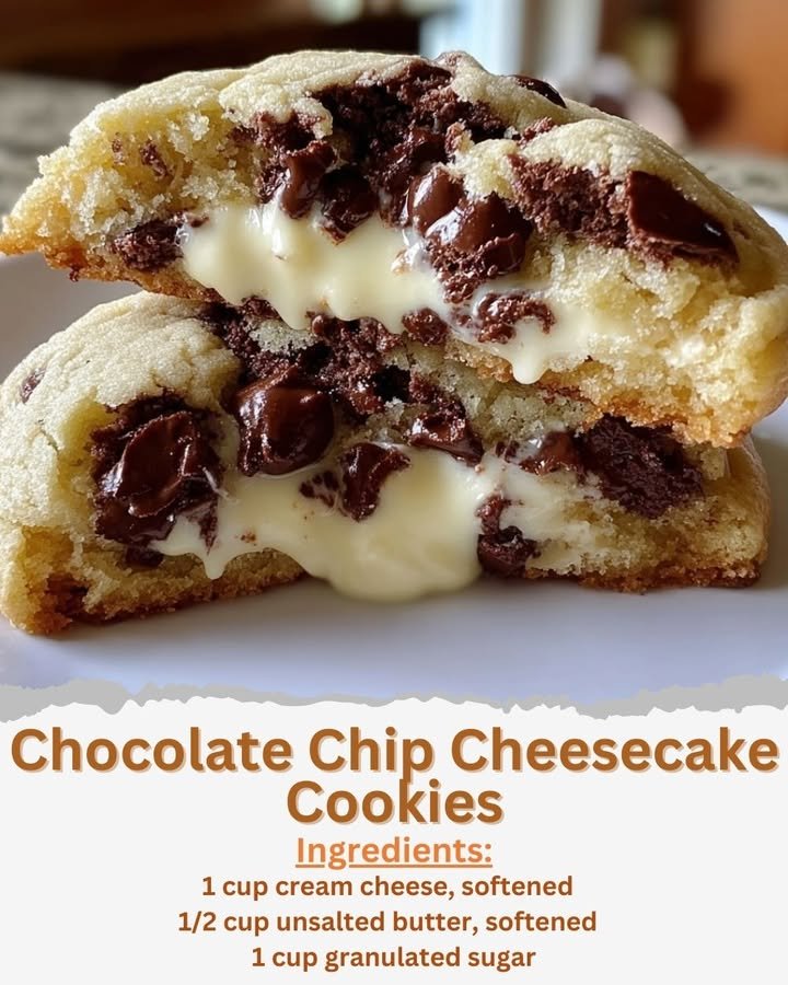 Chocolate Chip Cheesecake Cookies
