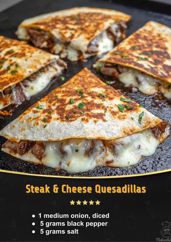 Steak & Cheese Quesadillas