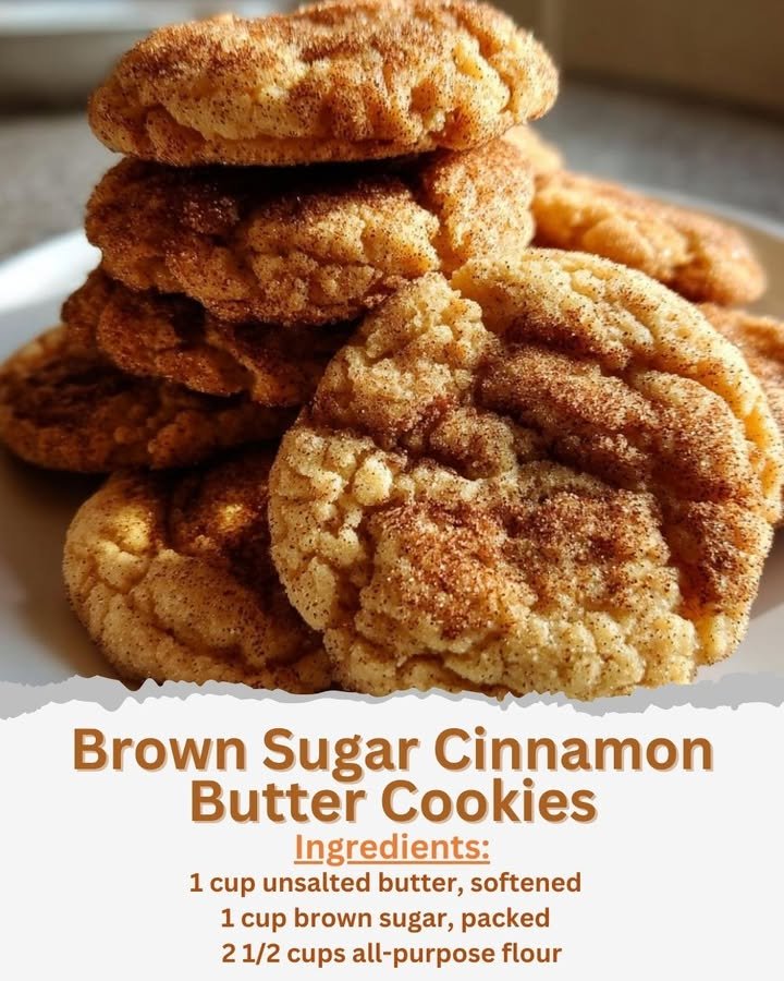Brown Sugar Cinnamon Butter Cookies