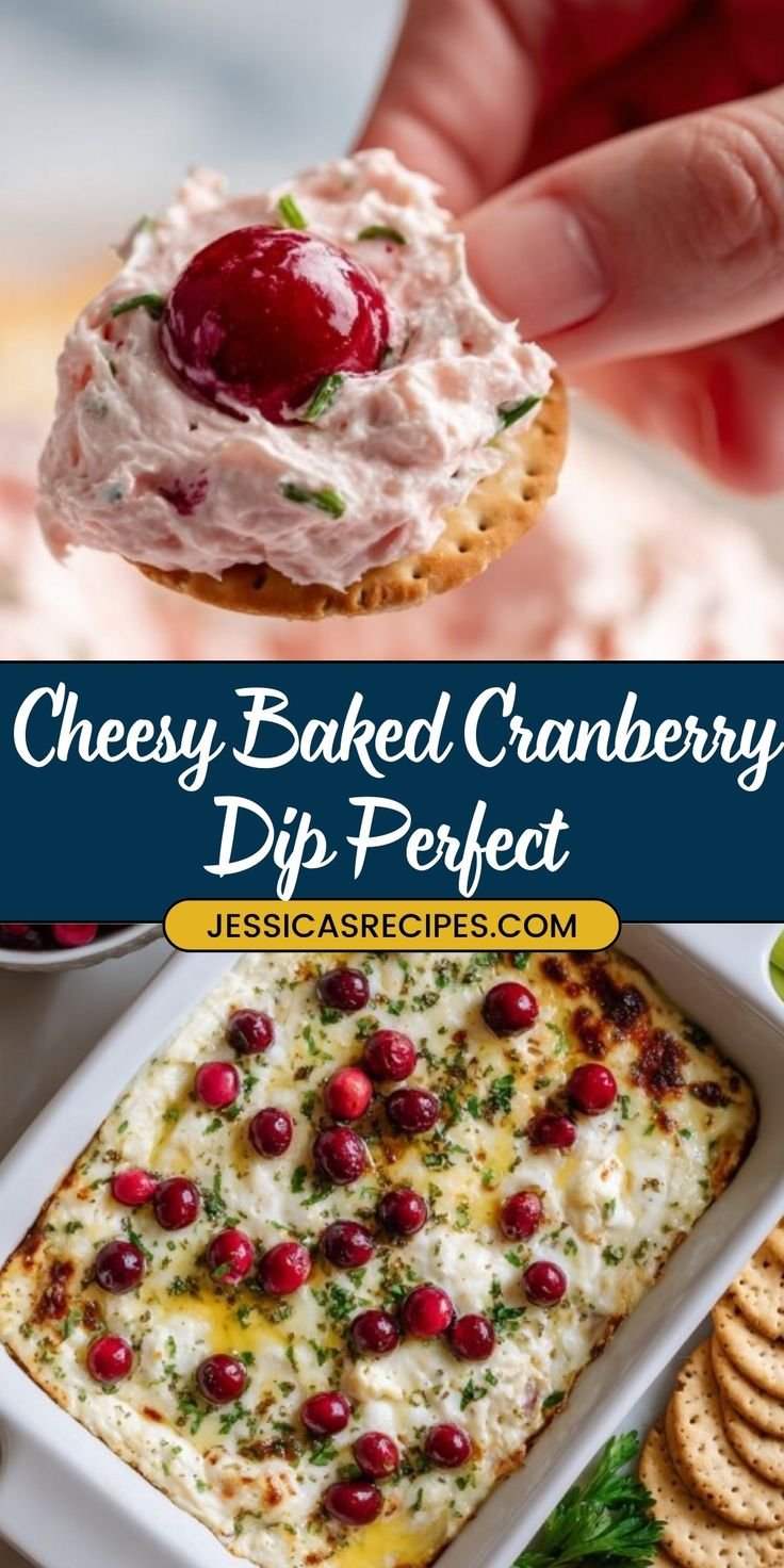 Baked Cranberry Cream Cheese Dip Recipe
