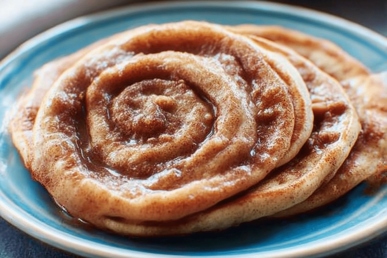 Cinnamon Roll Pancakes