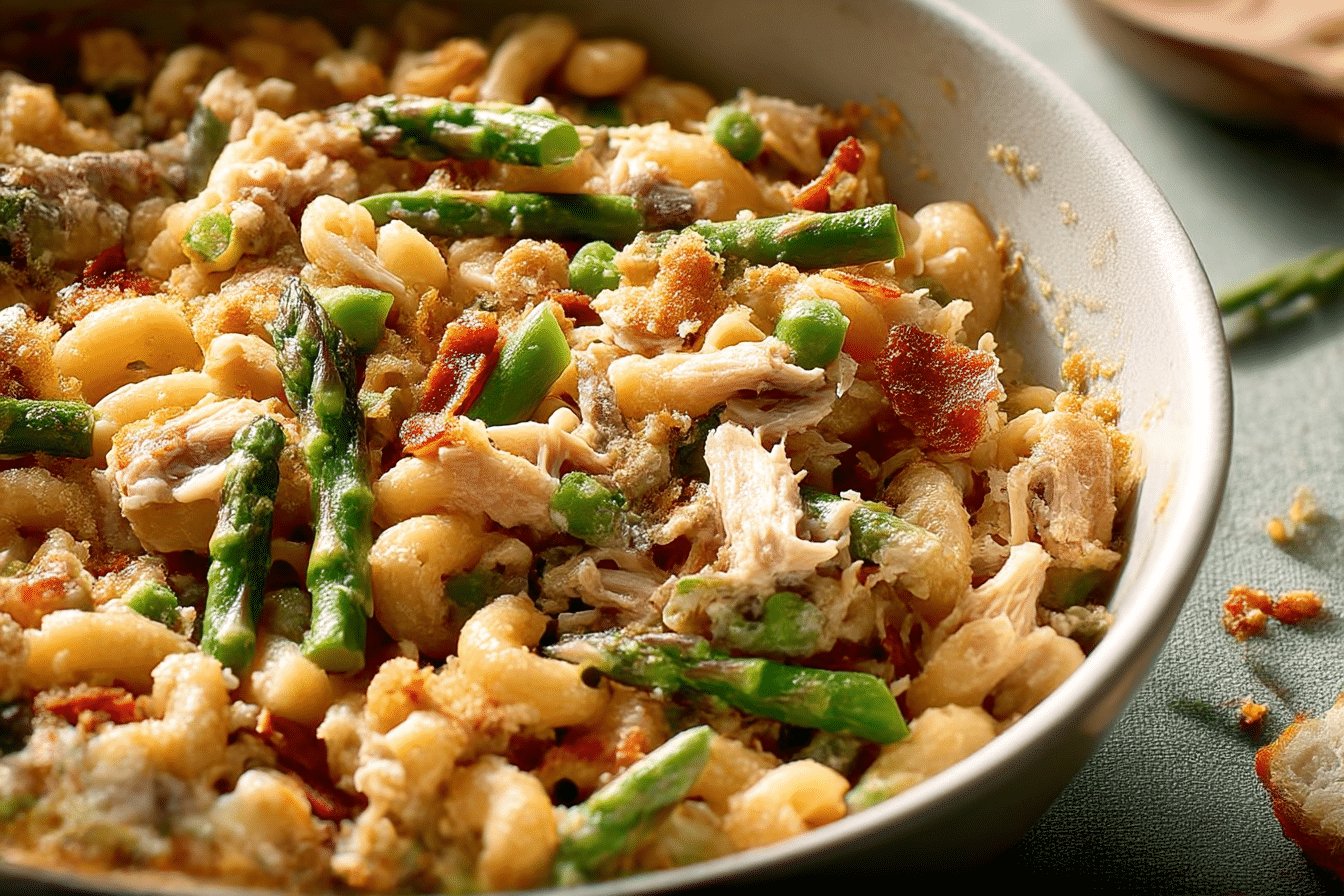 Asparagus Tuna Noodle Casserole
