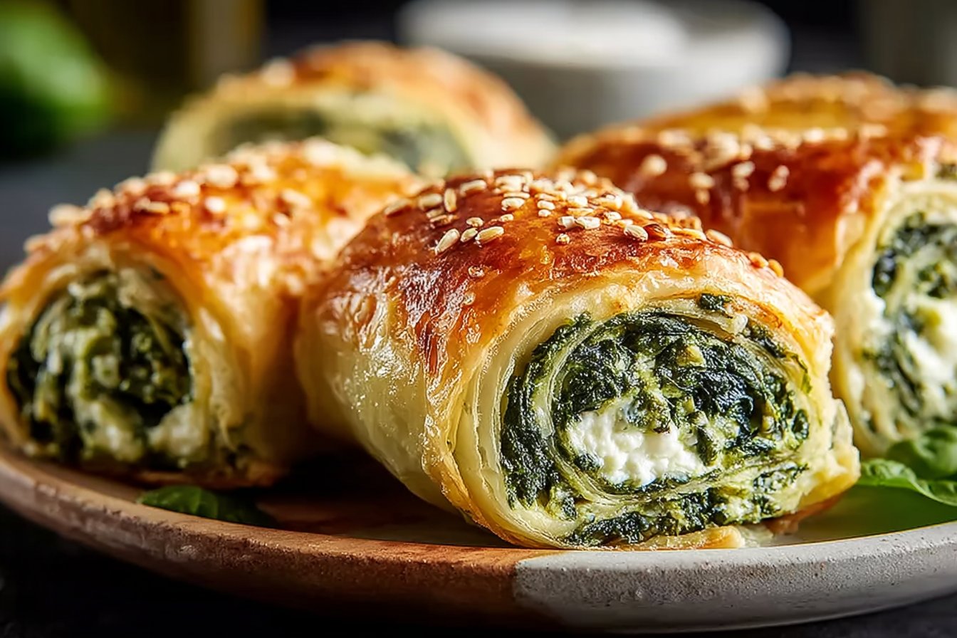 Spinach and Ricotta Rolls