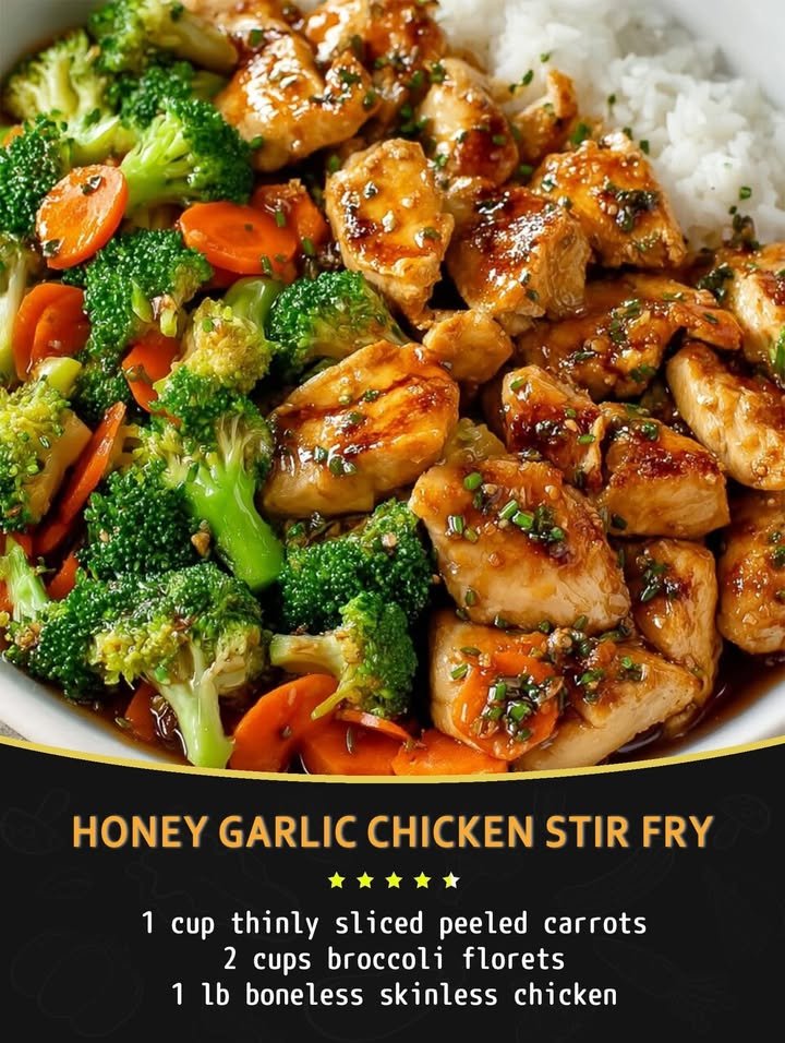 Honey Garlic Chicken Stir Fry