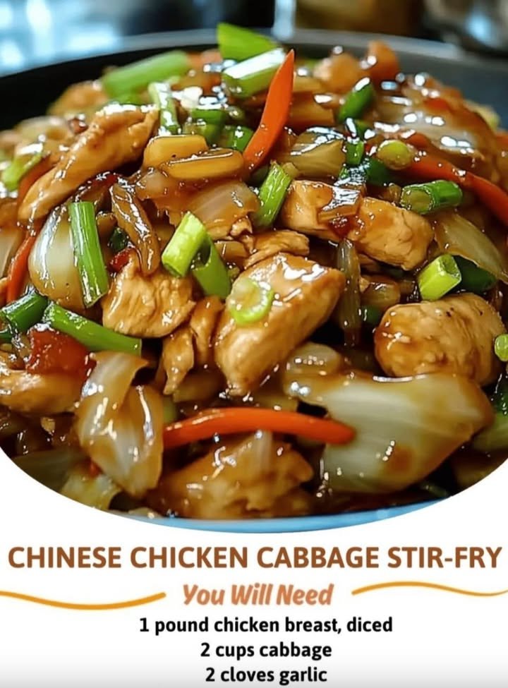 Chinese Chicken Cabbage Stir-Fry