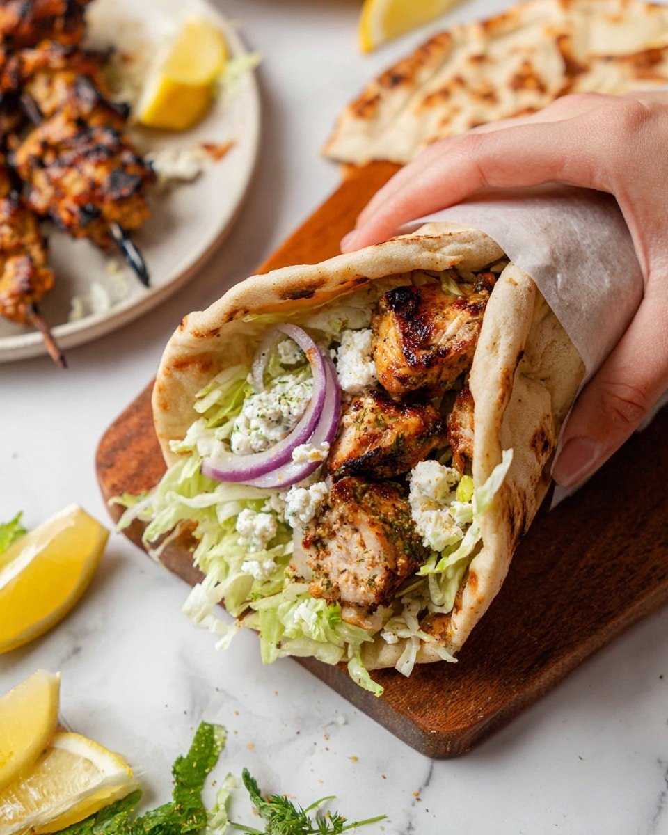 Sheet Pan Greek Chicken Gyros Recipe