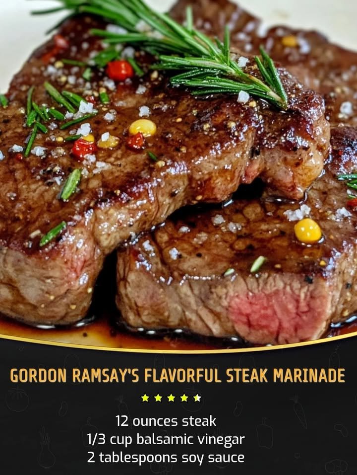 Gordon Ramsay's Flavorful Steak Marinade