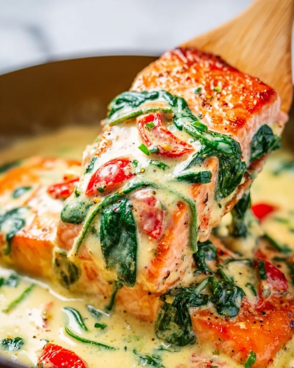 Salmon in Roasted Pepper Sauce Recipe