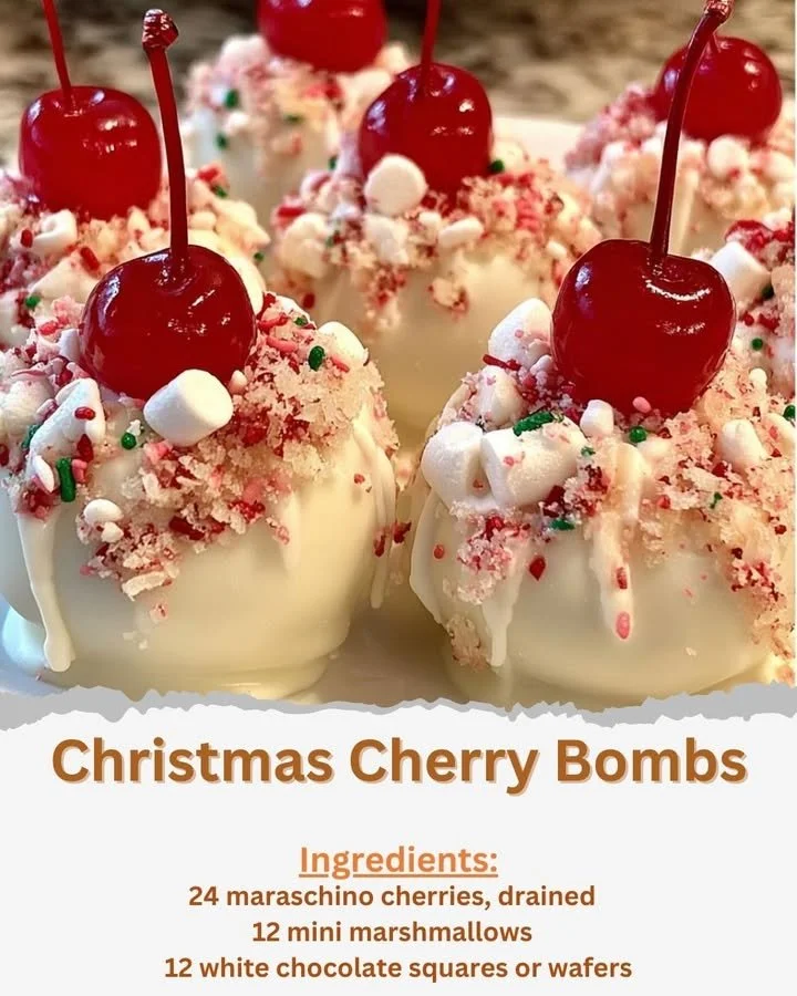 Colorful Christmas Cherry Bombs for festive holiday celebrations