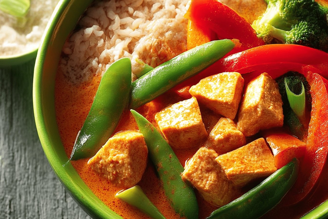 Thai Red Curry Chicken & Vegetables