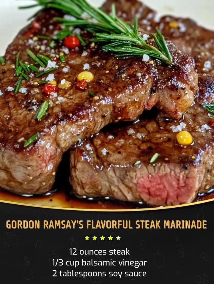 Gordon Ramsay's flavorful steak marinade recipe for grilling perfection