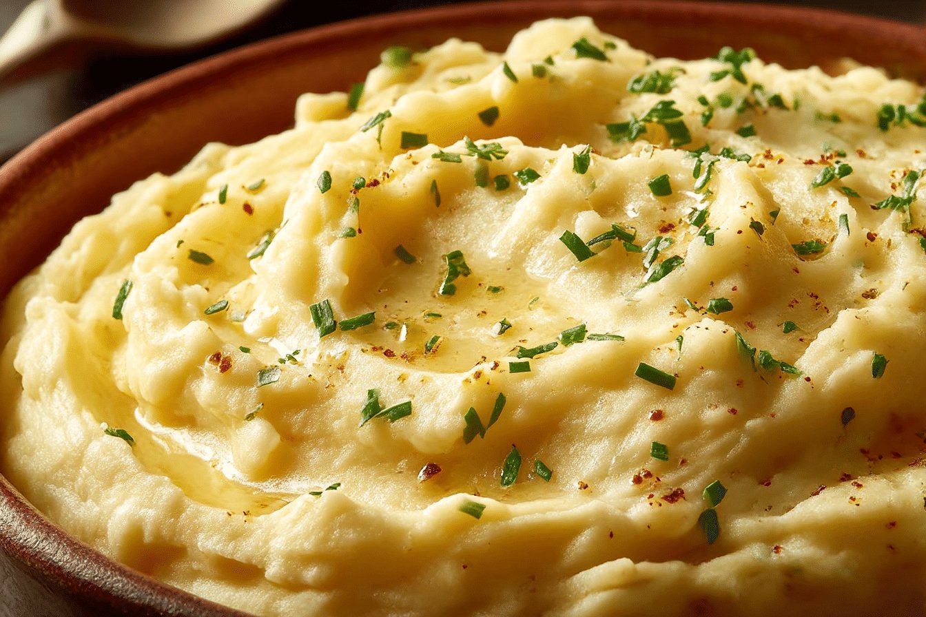 Smoky Garlic Mashed Potatoes